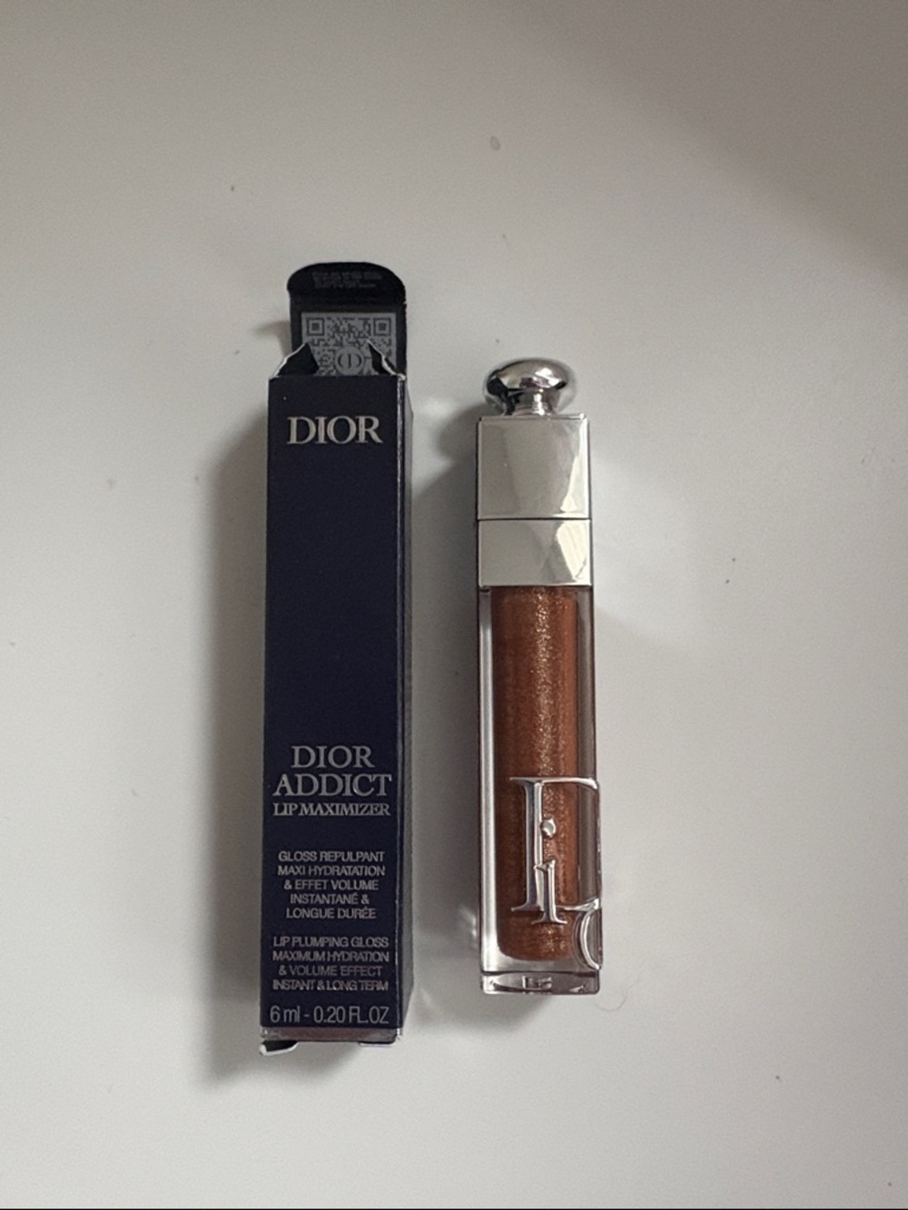 NIB [Dior] Addict Lip Maximizer Liquid Lip Plumping Gloss #045 Shimmer Hazelnut - Picture 11 of 15